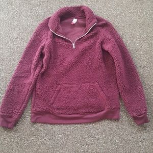 Burgundy sweater